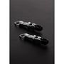 2 Barrel Tit Clamps with 3 Gemstones