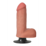 Vibrating Dildo with Balls - 6" / 15 cm