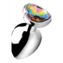 Rainbow Prism - Heart Butt Plug - Large
