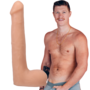 Oliver Flynn - Realistic ULTRASKYN Dildo - 10 / 25 cm - Vanilla