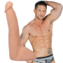 Roman Todd - Realistic ULTRASKYN Dildo - 8 / 20 cm - Vanilla