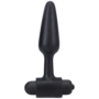 Vibrerende Butt Plug - 4 / 10 cm - Zwart