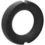 De Paradox - Silicone/Metalen Cockring - 50mm - Zwart