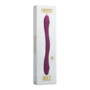 Duet - Dubbel Eind Vibrator met Draadloze Afstandsbediening - Berry