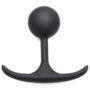 Comfort Plugs Silicone Weighted Round Plug 3.3" - Black