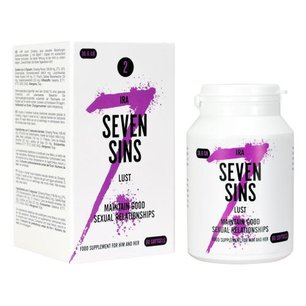Seven Sins - Lust - Lustopwekker Voor Koppels - 60 softgels Seven Sins - Lust - Lustopwekker Voor Koppels - 60 softgels