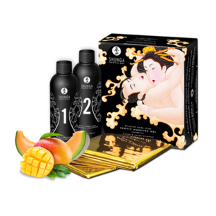 Body to Body Massage - Meloen Mango - 2 Stukken van 7,6 fl / 225 ml Body to Body Massage - Meloen Mango - 2 Stukken van 7,6 fl / 225 ml
