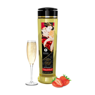 Erotische Massageolie - Aardbei Sprankelende Wijn - 8 fl oz / 240 ml Erotische Massageolie - Aardbei Sprankelende Wijn - 8 fl oz / 240 ml