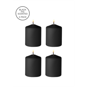 Tease Candles - Disobedient - 4 Stuks - Zwart Tease Candles - Disobedient - 4 Stuks - Zwart