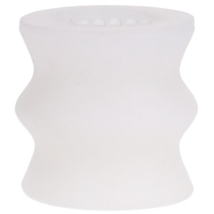 Glow Helping Head Silicone - Masturbator Sleeve - Frost / Green Glow Glow Helping Head Silicone - Masturbator Sleeve - Frost / Green Glow