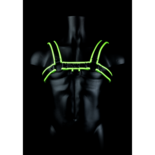 Borst Bulldog Harnas - Glo-in-the-Dark - L/XL Borst Bulldog Harnas - Glo-in-the-Dark - L/XL